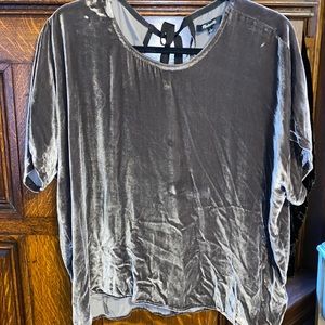 Madewell Velvet Blouse